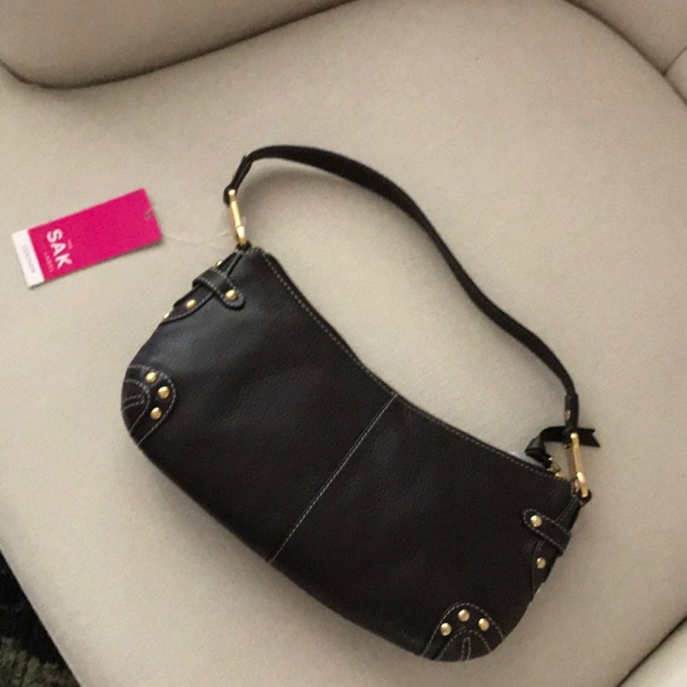 SAK PINK LABEL BROWN HANDBAG